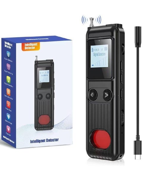 New Design Hidden Camera Detectors, Aunty Hidden Detection Devices, Car GPS Tracker Detector, Wireless Signal Anti-Sneak Anti-Monitoring Scan Tracker Detector IR Camera Detector Black