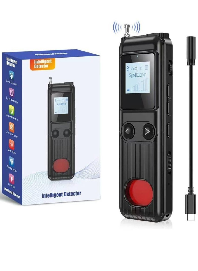 Arabest New Design Hidden Camera Detectors, Aunty Hidden Detection Devices, Car GPS Tracker Detector, Wireless Signal Anti-Sneak Anti-Monitoring Scan Tracker Detector IR Camera Detector Black  - Image 1