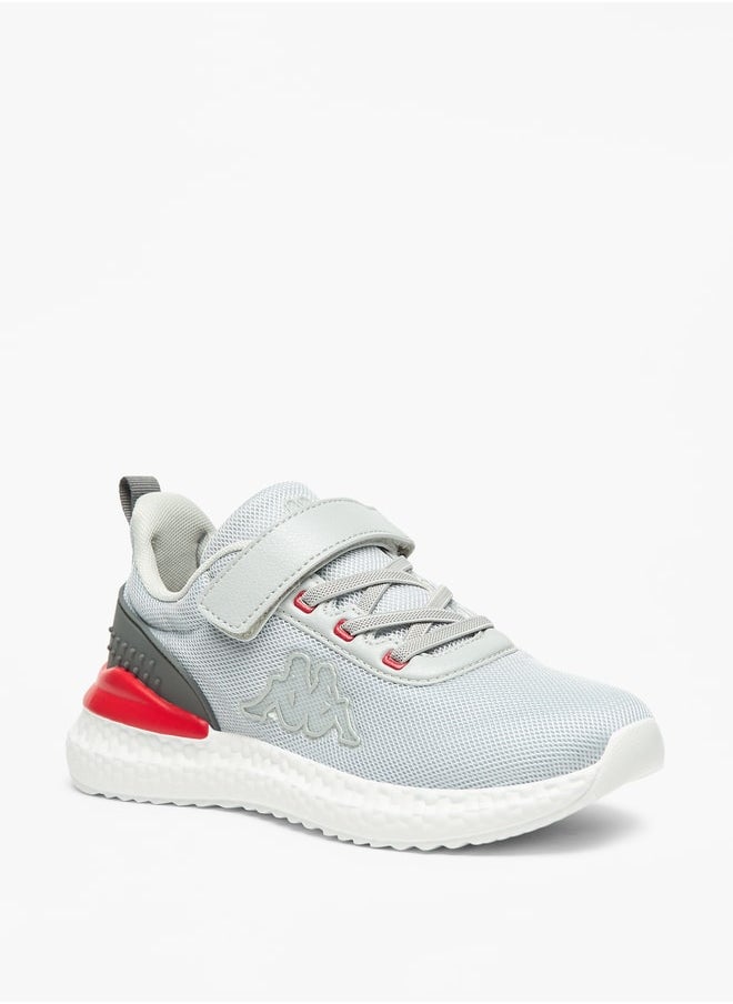 Kappa Boys' Colourblock Walking Shoes with Hook and Loop Closure  - Image 1