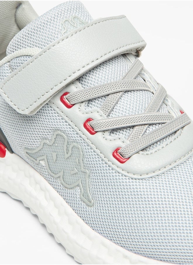 Kappa Boys' Colourblock Walking Shoes with Hook and Loop Closure  - Image 5