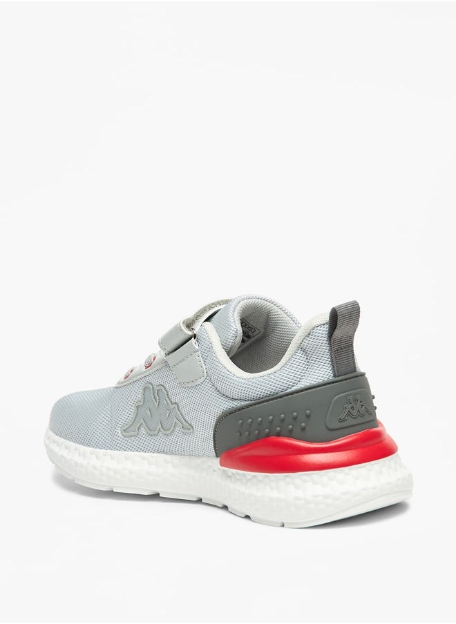 Kappa Boys' Colourblock Walking Shoes with Hook and Loop Closure  - Image 2