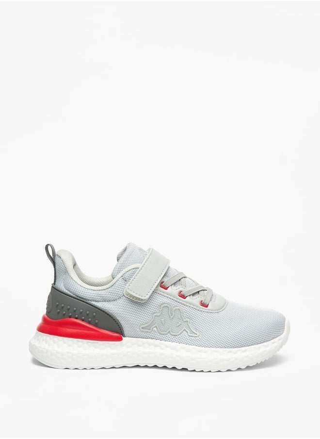 Kappa Boys' Colourblock Walking Shoes with Hook and Loop Closure  - Image 3