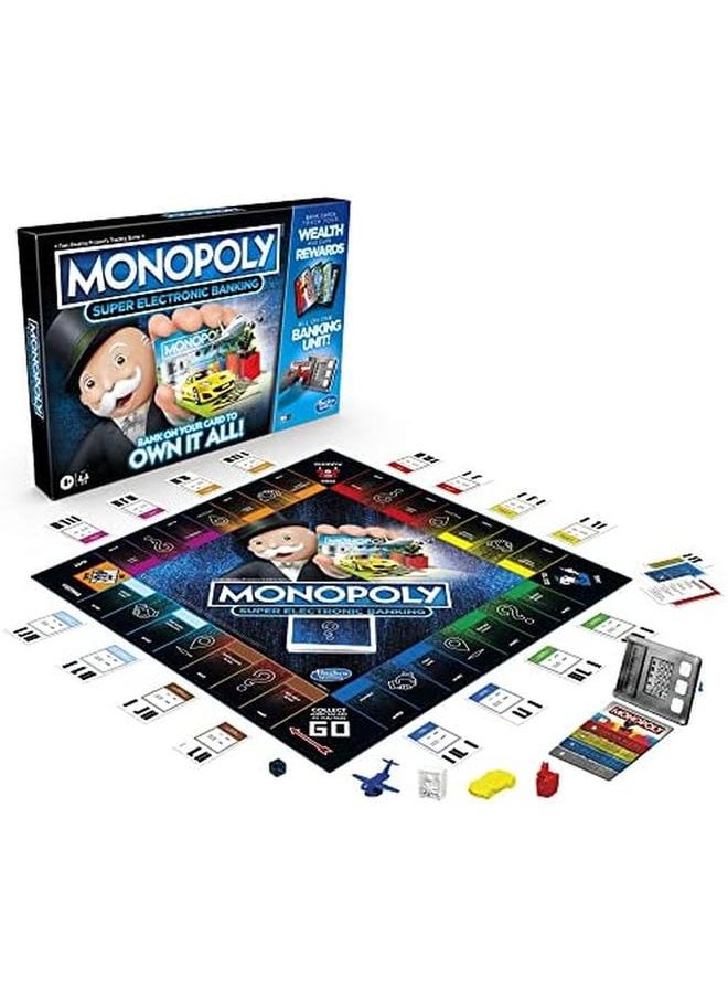 Monopoly Ultimate Rewards Board Game Electronic Banking Unit Choose Your Rewards Cashless Gameplay Tap Technology For Ages 8 And Up  - Image 3