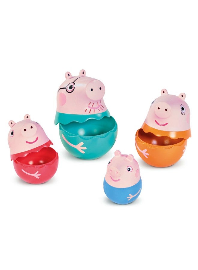TOMY Toomies Peppa Pig - Peppa’s Nesting Family - Includes Peppa Pig, Mummy Pig, Daddy Pig and George - Nesting, Sorting & Pouring Toy - Ages 18 Months and Up - Image 3