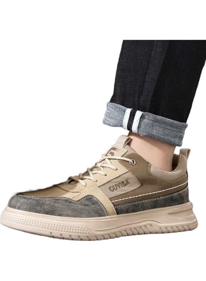 WELDON أحذية أمان للرجال، صيفية قابلة للتنفس، كعب فولاذي، مقاومة للثقب، خفيفة الوزن، مقاومة للرائحة، أحذية أمان لمواقع البناء F080 مقاس 42 - Image 1