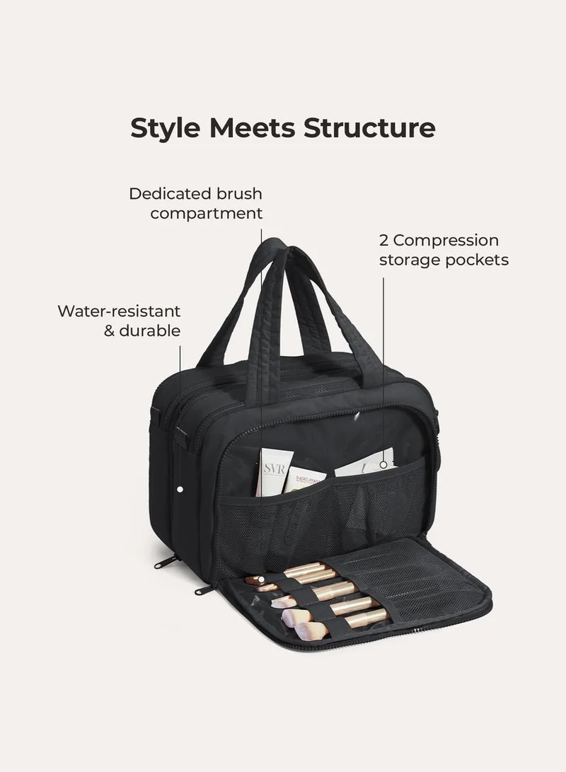 Bagsmart Black BAGSMART Crush Hanging Toiletry Bag  | Best Price UAE