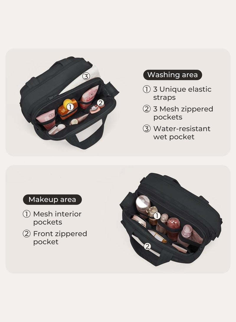 BAGSMART Crush Hanging Toiletry Bag - Image 4