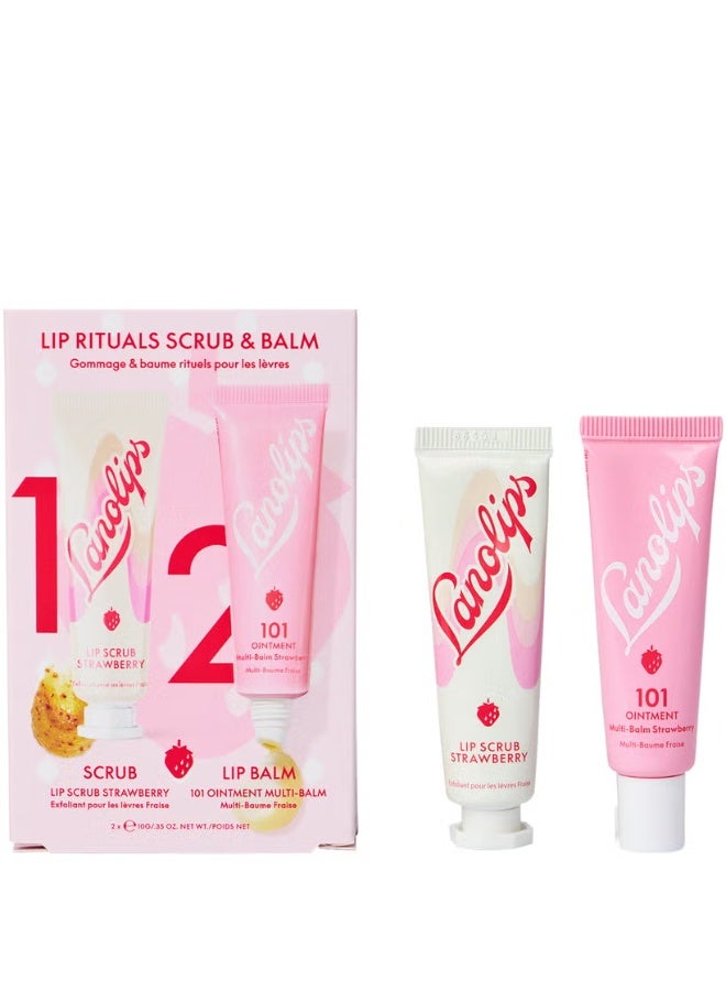 لانو ليبس مقشر وبلسم الشفاه لانوليبس بنكهة الفراولة - Image 1