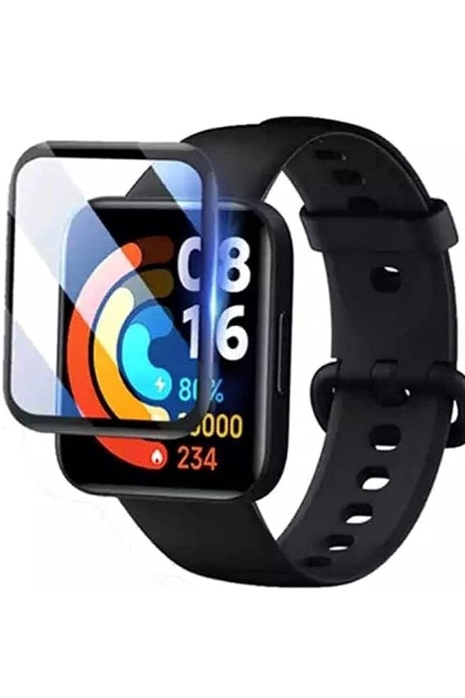 3D Full Glue Screen Protector for Redmi Watch 2 Lite, Black