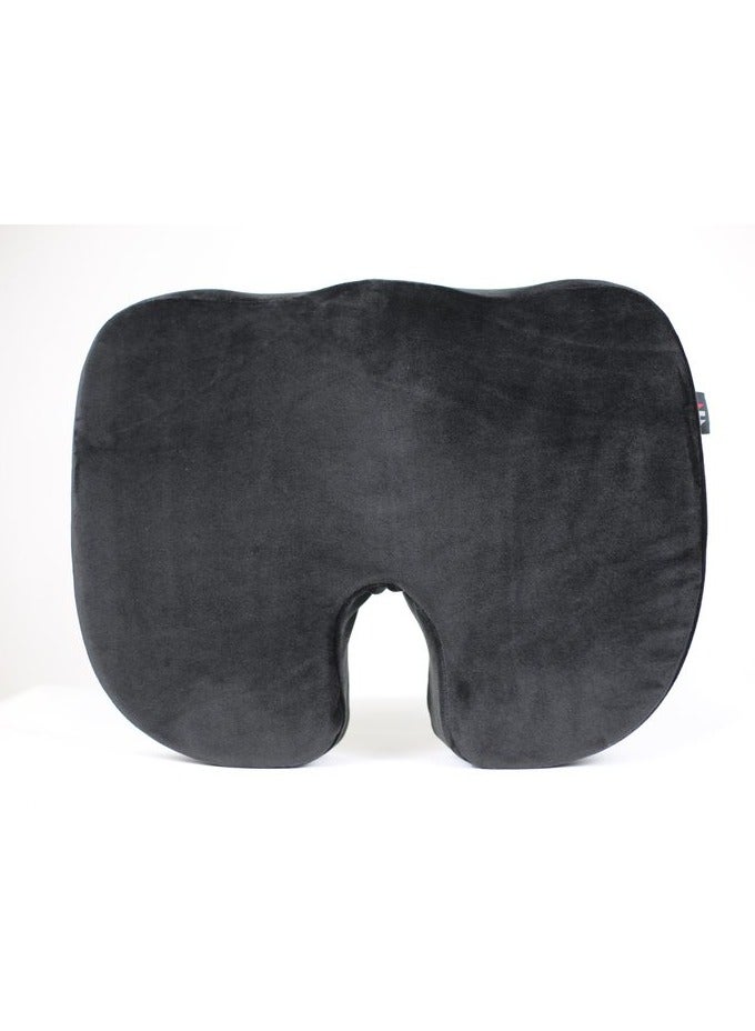 Max Comfort Medical seating pillow for treating hemorrhoid pain, lower back, spine, disc, and herniated disc, Max Comfort, black  - Image 3