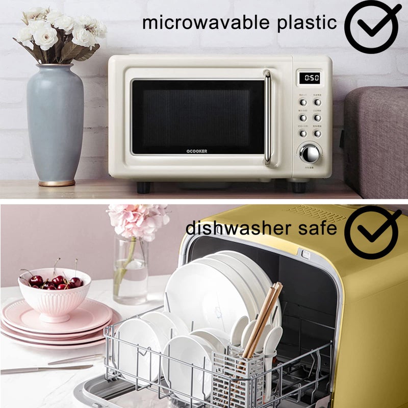 EUSOAR Plastic Oval Serving Baskets, 24pcs, 9.4x6x1.5in, Black, Modern Kitchen Storage, Picnic, Burgers, Sandwiches & Fries, Microwave & Dishwasher Safe - Image 3