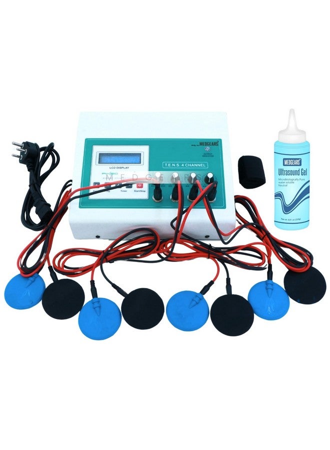 Physiogears Electro Therapy Tens 4 Channel LCD Model (Tens electrode) - Image 1