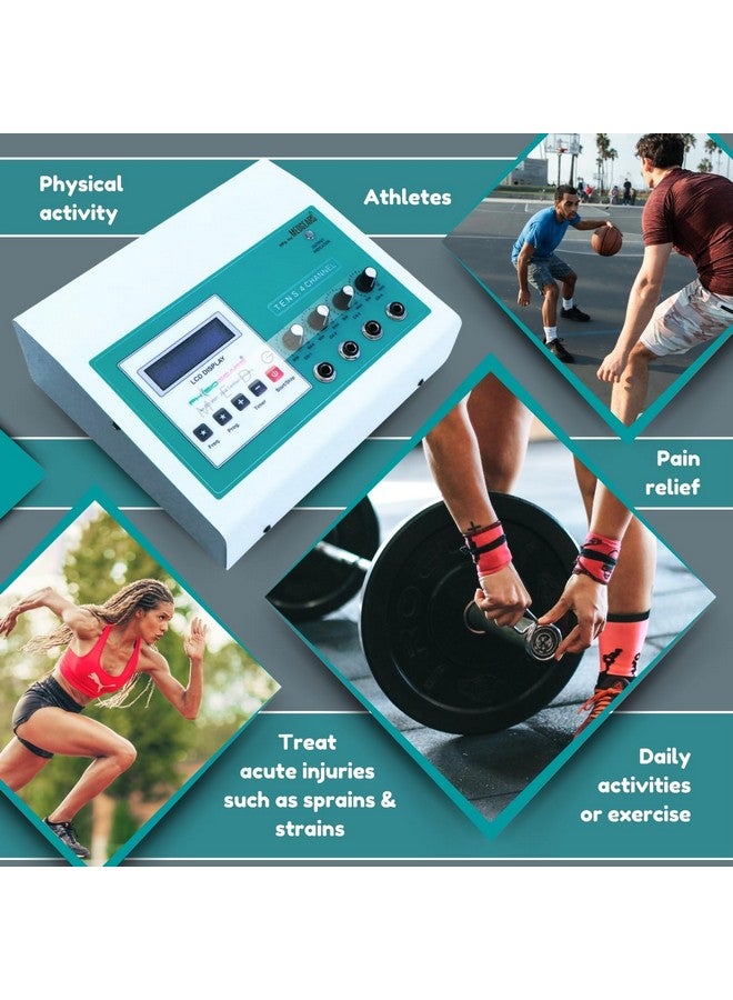 Physiogears Electro Therapy Tens 4 Channel LCD Model (Tens electrode) - Image 3