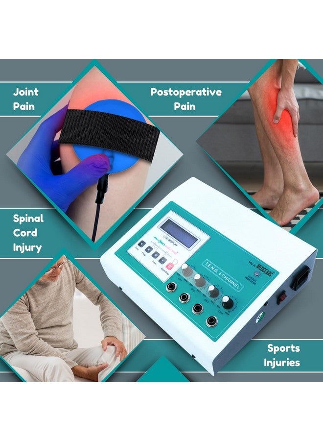 Physiogears Electro Therapy Tens 4 Channel LCD Model (Tens electrode) - Image 4