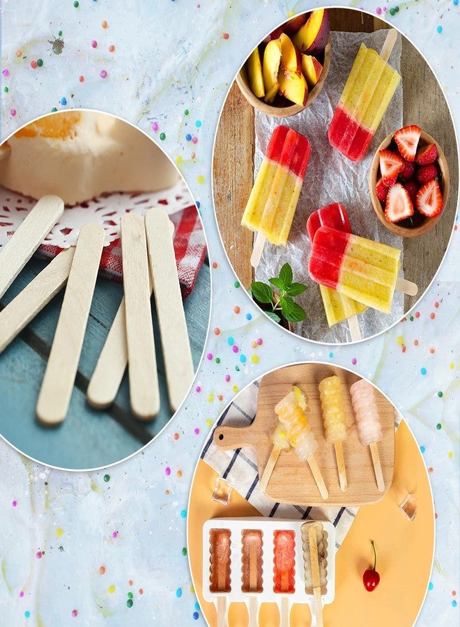 Perfect Stix 4.5" Wooden Ice Cream / Craft Sticks - Pack of 300ct - Image 2