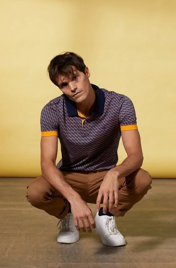 Vicomte A. Patrick Navy Polo