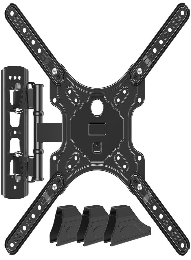 MOUNTUP TV Wall Mounts for Most 26-60 Inches TVs, Full Motion TV Bracket with Swivel and Extension, Articulating Arms, Tilt, Leveling, Single Stud Design, Max VESA 400x400mm up to 77lbs, MU0009 - Image 1