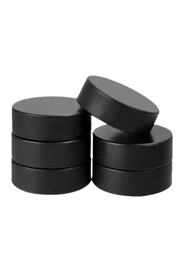SUNSAR 6 Pack Classic Ice Hockey，Black,3 Inch，Equipment for Practice &Classic Training Indoor Good Elasticity - Image 1