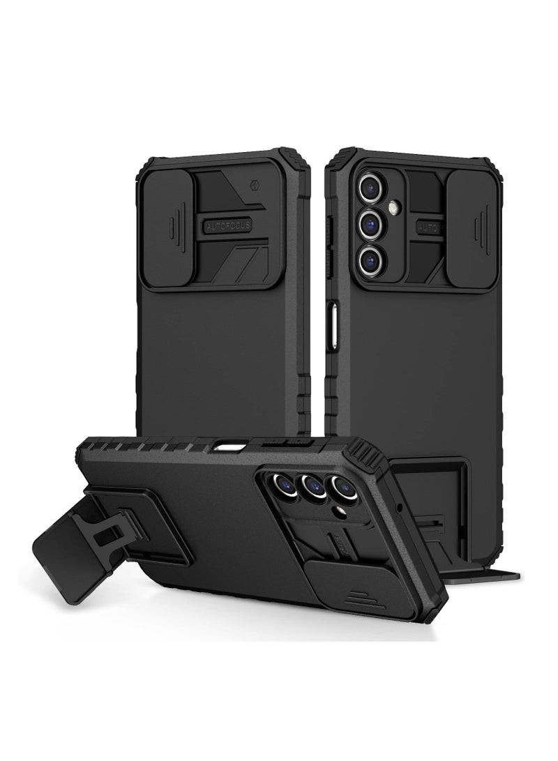 Samsung Galaxy A05S Mobile Phone Case Cover, Innovative Telescopic Bracket, Sliding Protection Camera Window, Bumper Shockproof Phone Back Cover  - Image 1