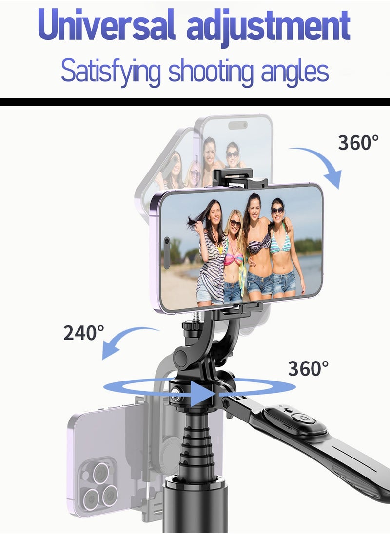 HEROCKX Mobile Phone Tripod Integrated Bracket-2020mm Handheld Gimbal Live Broadcast Long Tripod-Bluetooth Remote Control Stable Photography Artifact  - Image 4