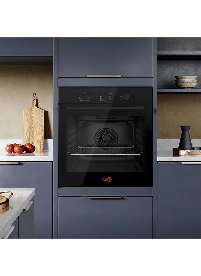 Balura Built-in electric oven - 60 x 60 cm - 7 cooking functions - 72 liters - Made in Türkiye - Black - PL607B/M  - Image 5