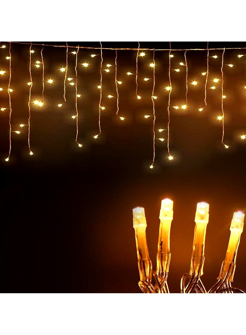 zayo ضوء الثلج المتدلي LED دافئ أبيض 9م*50سم - Image 4