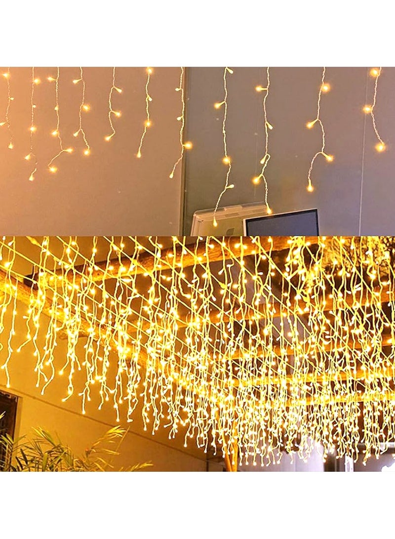 zayo ضوء الثلج المتدلي LED دافئ أبيض 9م*50سم - Image 5