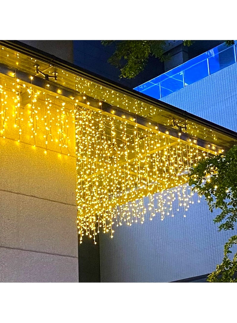 zayo ضوء الثلج المتدلي LED دافئ أبيض 9م*50سم - Image 3