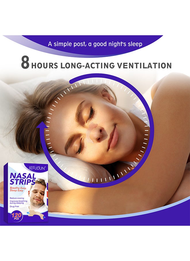 Nasal Strips For Snoring, 30Pcs Nose Strips For Breathing Sleeping Help Stop Snoring Relieve Nasal Congestion Nasal Strips Snoring Devices For Men Women Anti Snore Strips