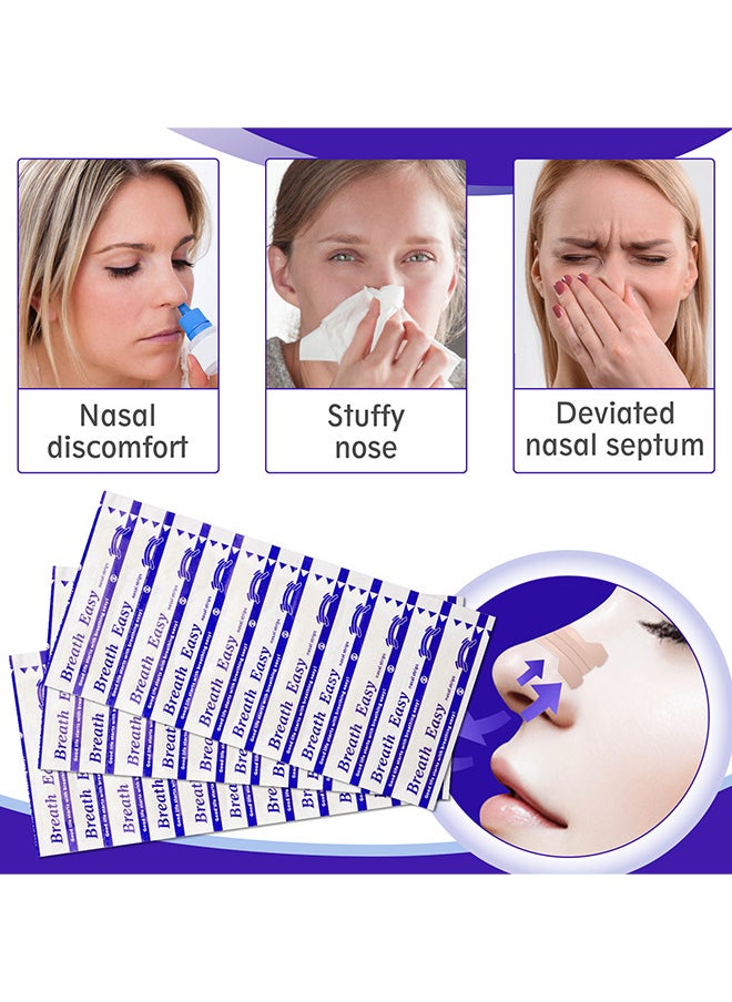 Nasal Strips For Snoring, 30Pcs Nose Strips For Breathing Sleeping Help Stop Snoring Relieve Nasal Congestion Nasal Strips Snoring Devices For Men Women Anti Snore Strips
