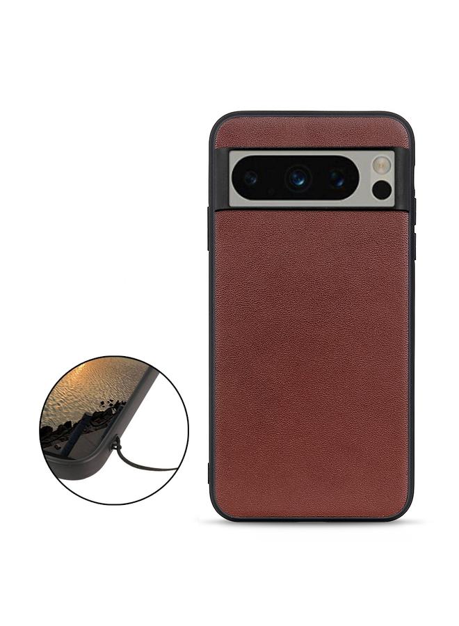 Green Tiger Case For Google Pixel 8 Pro Lambskin Texture Genuine Leather Phone Case - Image 2