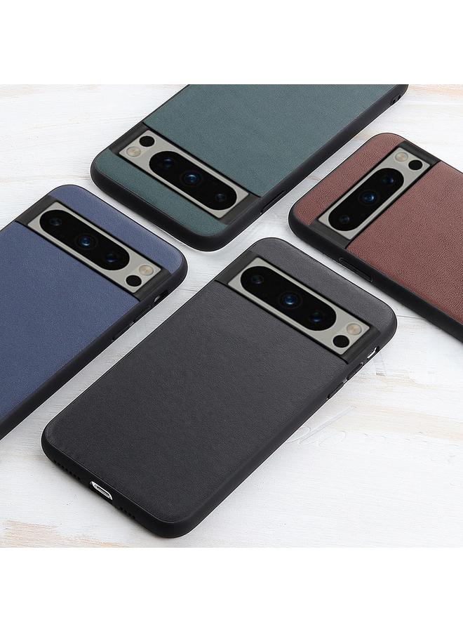 Green Tiger Case For Google Pixel 8 Pro Lambskin Texture Genuine Leather Phone Case - Image 4