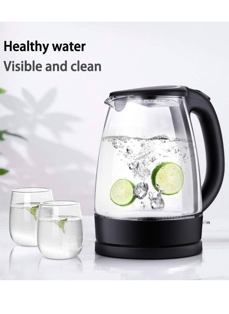 Denx Glass Electric Kettle Capacity 1.8 Liters 1500 Watts Dx2006 - Image 5
