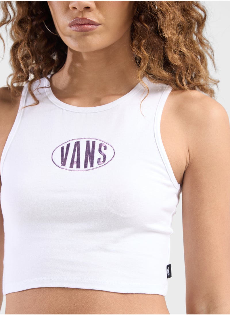VANS - Name Drop Fitted Crop Tank - Image 1