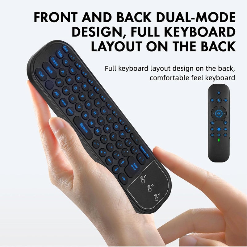 Yoidesu Air Remote Control Mouse, Bluetooth 5.0 2.4G Wireless Dual Mode with Gyroscope Sensor and Voice Control, for PC TV Box Computer - Image 5