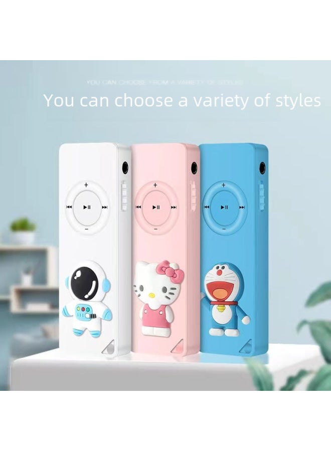 External Mp3 Student Walkman Simple Long Cartoon Sports Card Player With Card Full Set Wholesale-Body Color:Hello Kitty-Memory Capacity:Card Host (stand-alone) No Gifts  - Image 2