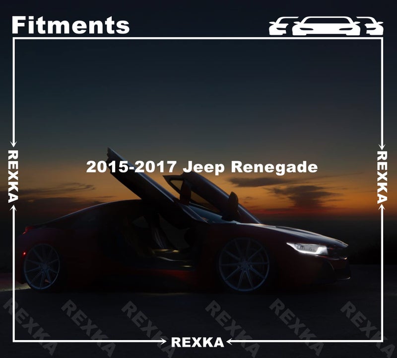 Rexka 30pcs Molding Wheel Arch Flare Trim Panel Retaining Clip 68102758AA Compatible with Jeep Renegade 2015-2017 Fiat 500 2012 2013 2019 - Image 3