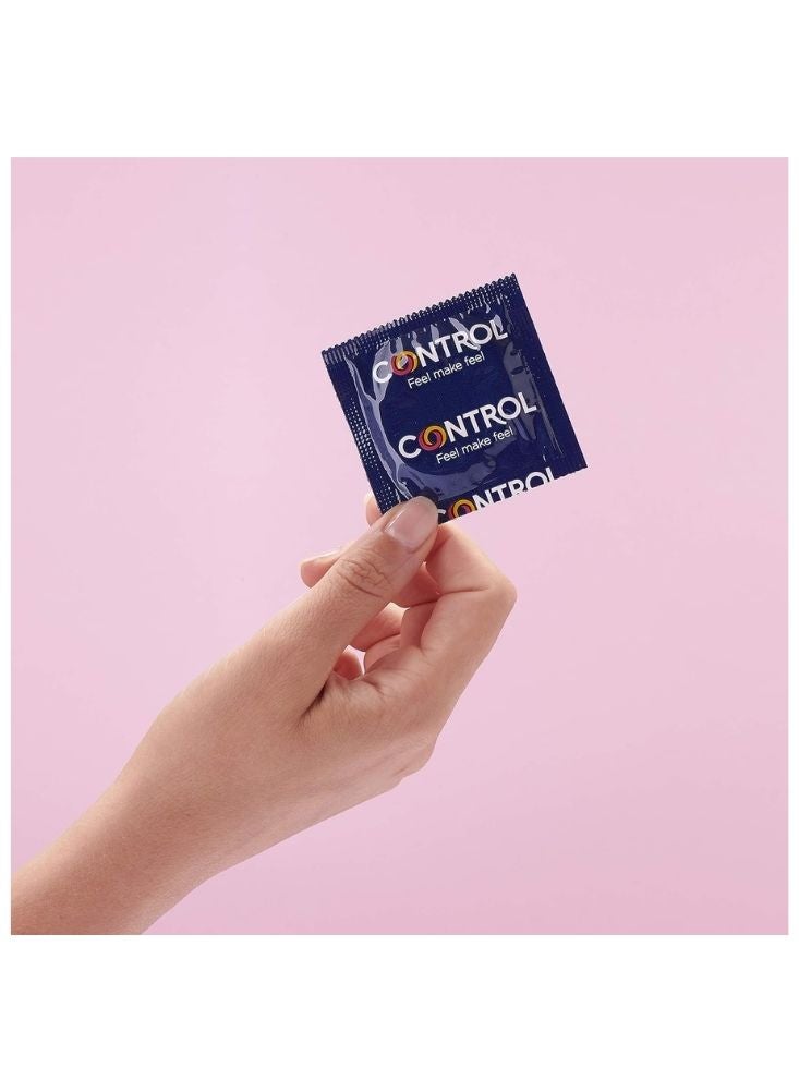 كنترول واقيات ذكرية كونترول فيوجن – بنكهات الشوكولاتة والخوخ والفراولة (عبوة ١٢ واقيًا) - Image 3