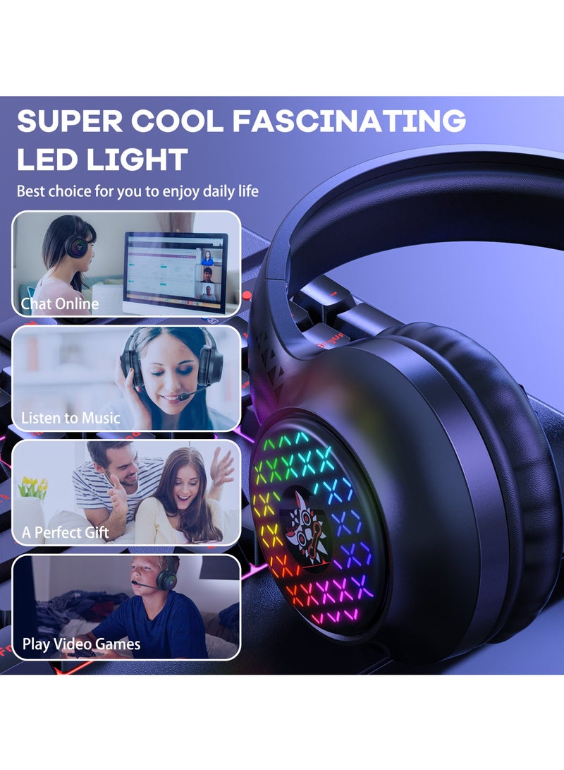 onikuma X7 Pro Wired Gaming Headset RGB Light Noise Canceling Headphone With Microphone For PS4 PC Xbox One  - Image 3