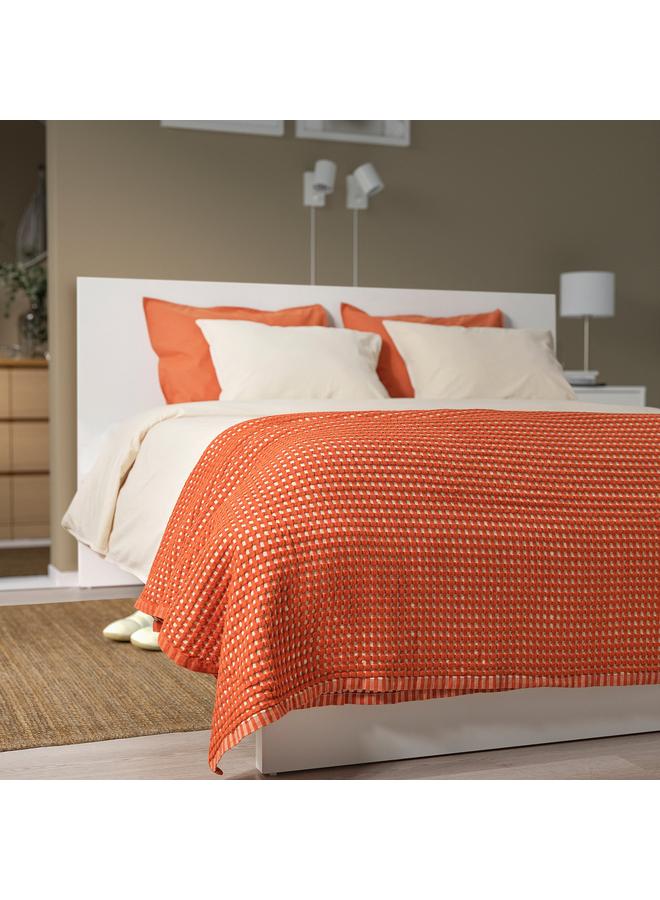 erorex Bedspread, Red-Brown/Beige, 150X250 Cm - Image 3