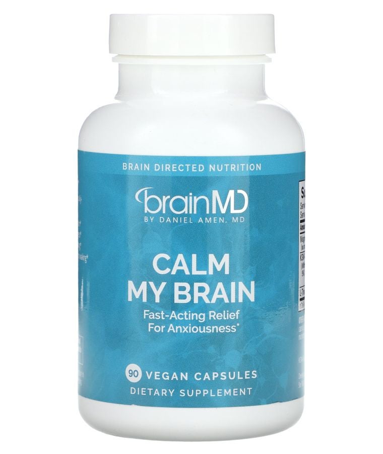BRAINMD Calm My Brain  90 Vegan Capsules