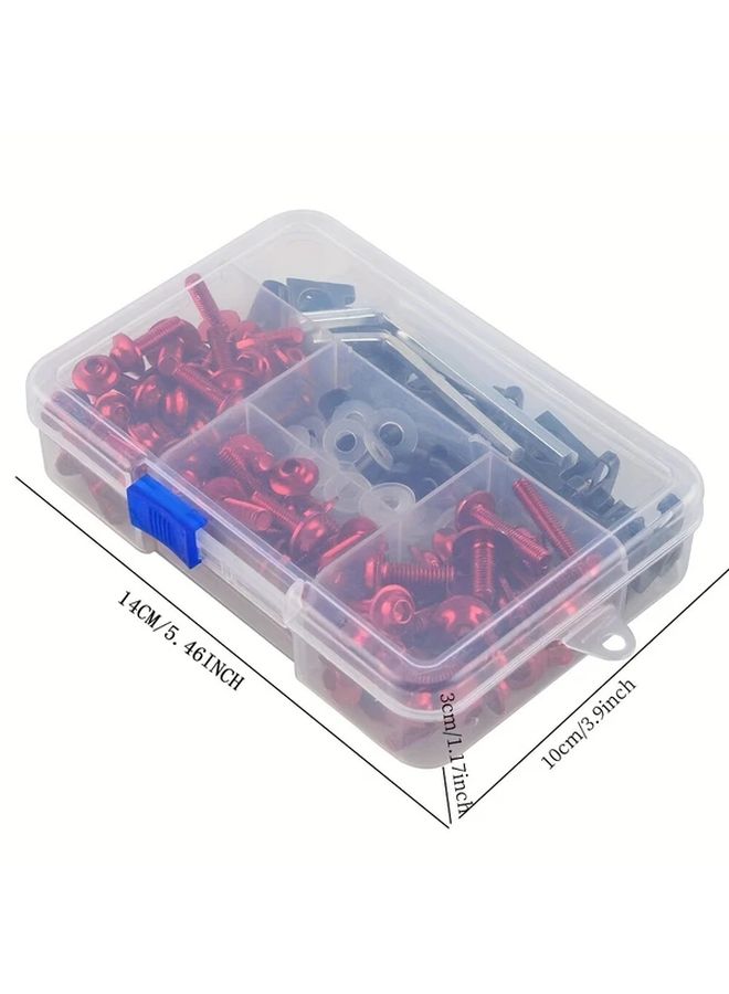 Golden 177pcs Aluminum Windscreen Screws Set Motorcycle Fairing Bolt Kit Colorful Fasteners - Image 3