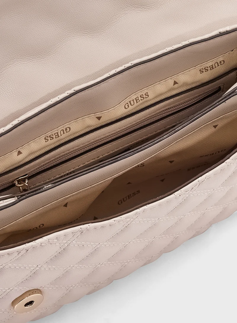 GUESS Giully II 2 Compartment Convertible Flap