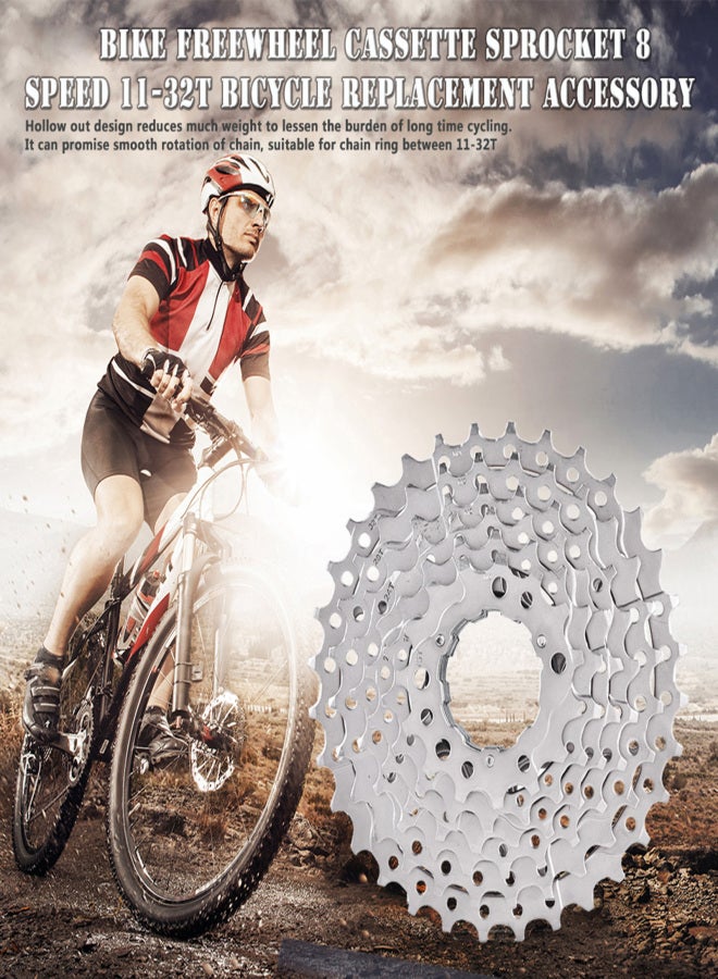 ZTTO Bike Freewheel Cassette Sprocket 8 Speed 11‑32T Bicycle Replacement Accessory - Image 2