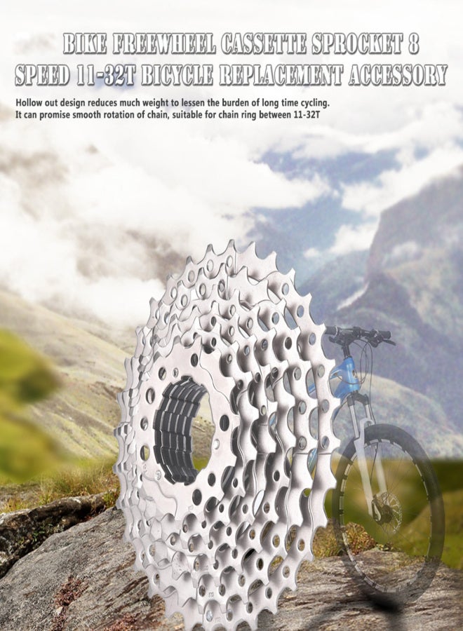 ZTTO Bike Freewheel Cassette Sprocket 8 Speed 11‑32T Bicycle Replacement Accessory - Image 3