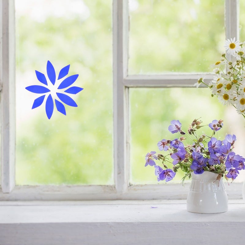 35pcs Iridescent Glass Petal Tiles Flower Leaves Diy Pieces - Image 5