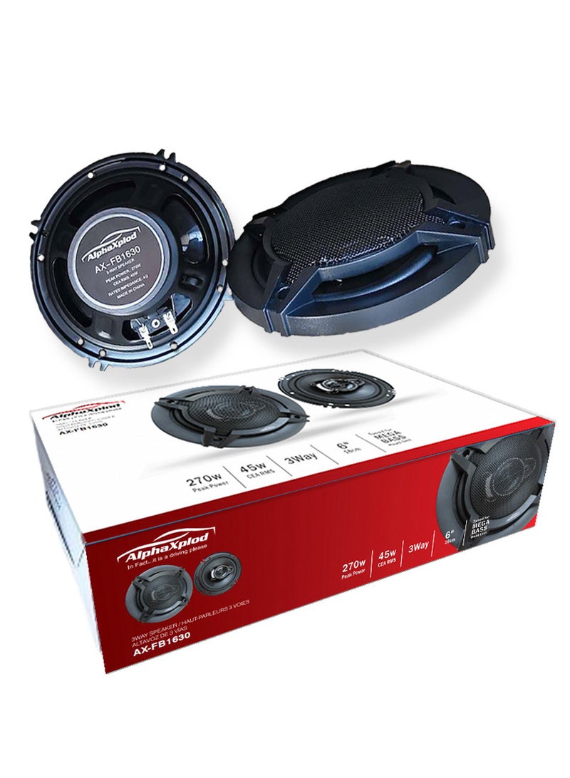 Generic AX-FB1630 6inch 270W 3 Way Door Speaker  - Image 4