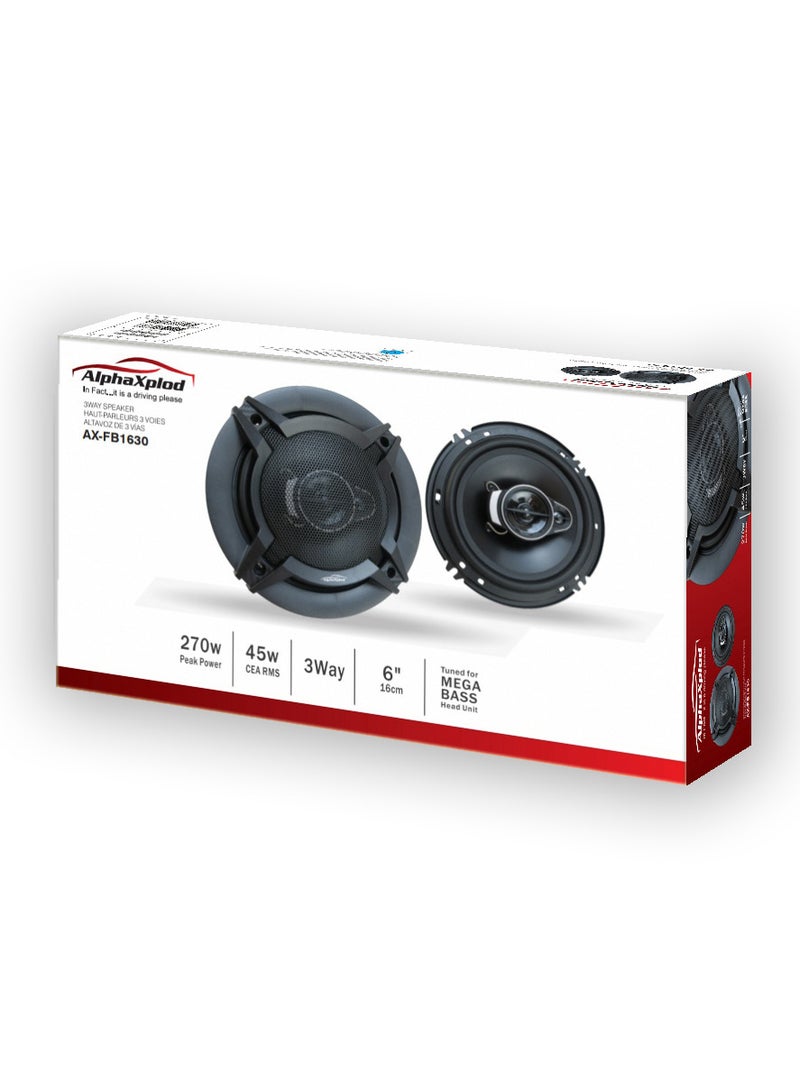 Generic AX-FB1630 6inch 270W 3 Way Door Speaker  - Image 2