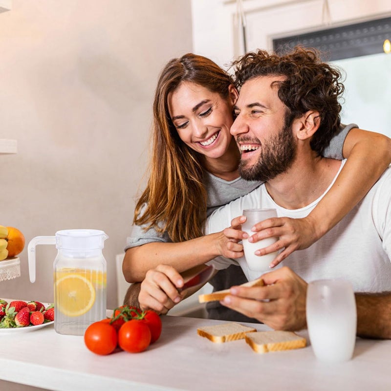 سعة كبيرة 1100 مل إبريق ماء بارد أكريليك مقاوم للتسرب للمطبخ المنزل الخارجي المشروبات - Image 5