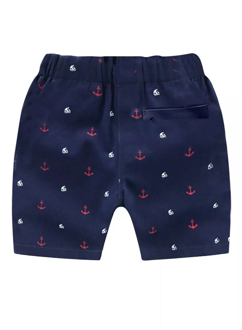 Toddler Boys Allover Print Straight Leg Shorts - Image 2